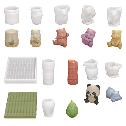 Moules à bougies en silicone de qualité alimentaire bricolage, pour la fabrication de bougies