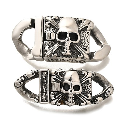 Магнитные застежки, нержавеющая сталь 304, череп