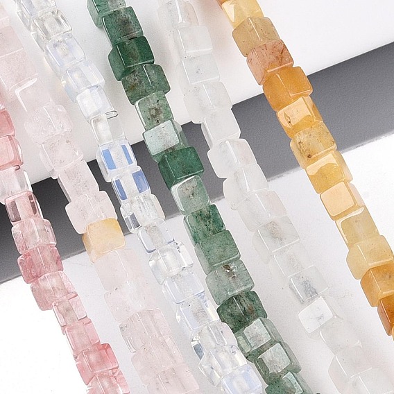 Натуральные и синтетические, смешанные драгоценный камень бисер пряди, кубические, смешанные окрашенные и неокрашенные