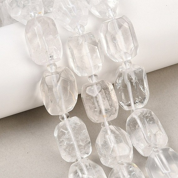 Природных кристаллов кварца бисер нитей, горного хрусталя, овальные