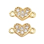 Покрытие стойки латунь проложить прозрачный кубический цирконий подвески в форме сердца, без кадмия и без свинца