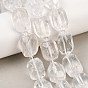 Природных кристаллов кварца бисер нитей, горного хрусталя, овальные
