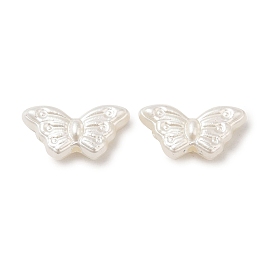 Perles de perles imitation abs, papillon