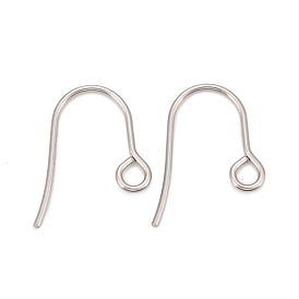 316 хирургические крючки для серег из нержавеющей стали, провод уха, с горизонтальной петлей