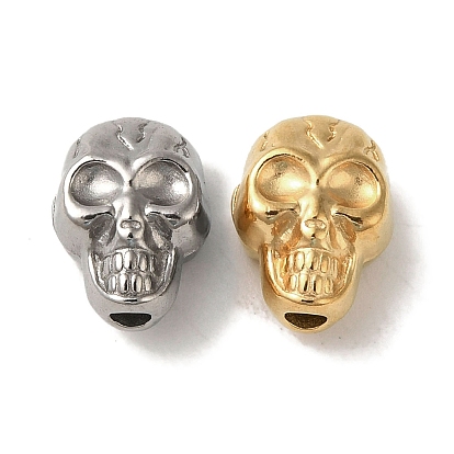 Хэллоуин ионное покрытие (ip) 304 шарики из нержавеющей стали, череп
