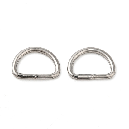 304 Stainless Steel D Rings/Triangle Rings, Buckle Clasps, For Webbing, Strapping Bags, Garment Accessories