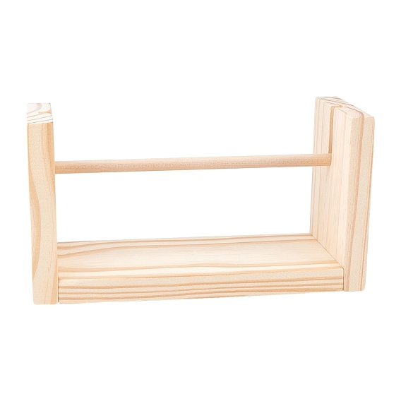Wooden Weaving Loom Roller Frames, Yarn Knitting Tools, DIY Craft Tools