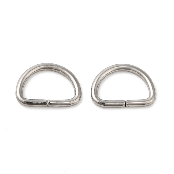 304 Stainless Steel D Rings/Triangle Rings, Buckle Clasps, For Webbing, Strapping Bags, Garment Accessories