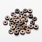 Coco Nut Beads, Donut, 9mm, Hole: 2.5mm, about 2200 pcs/500g