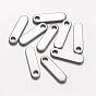 201 Stainless Steel Charms, Oval