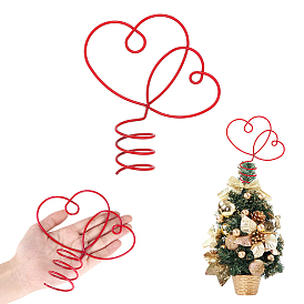 Украшение для стола в форме сердца из сплава ко Дню святого Валентина, милое украшение для дома в форме рождественской елки