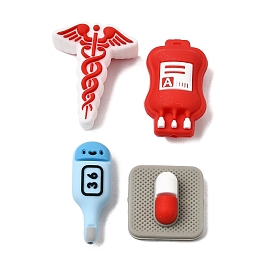 Силиконовые бусины на медицинскую тематику, фокусные бусы