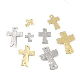 Коннекторы-шармы в виде крестов из сплава с текстурированной поверхностью, посвященные религии., долговечный, стойки покрытие