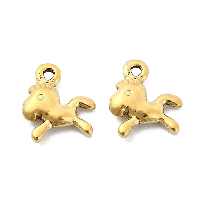 304 Stainless Steel Charms, Horse Charm