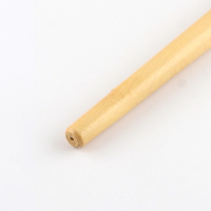 Wood Ring Enlarger Stick Mandrel Sizer Tool, for Ring Forming and Jewelry Making, 28x1.2~2.5cm