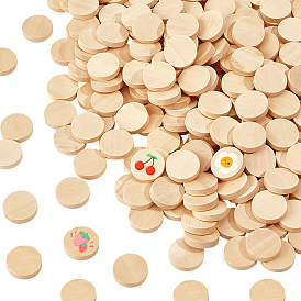 Бук, плоская круглая необработанная древесина