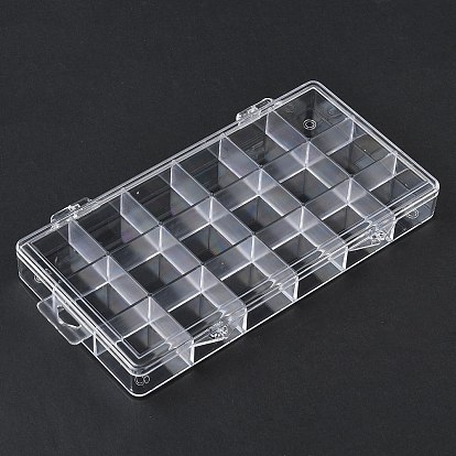 18 пластиковые коробки для хранения бусин в виде сеток, прямоугольные