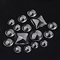 Glass Cabochons, Mixed Shapes, 14~25x14~25x7mm