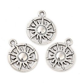 Tibetan Style Alloy Pendants, Sun