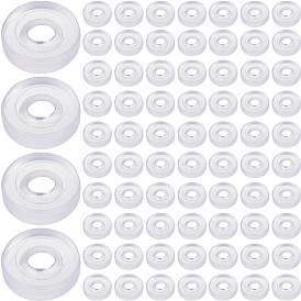 120Силиконовый зажим на подушечках сережек, пончик