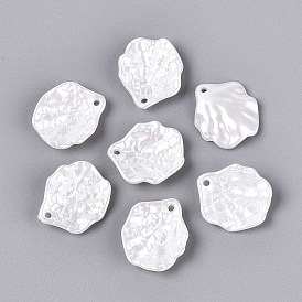 Абс пластмассовые жемчужные подвески, форма листа