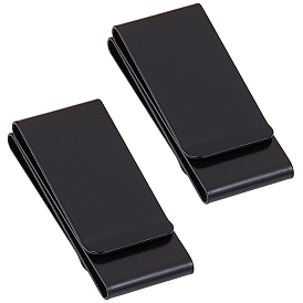 2шт. зажимы для денег из нержавеющей стали, прямоугольные