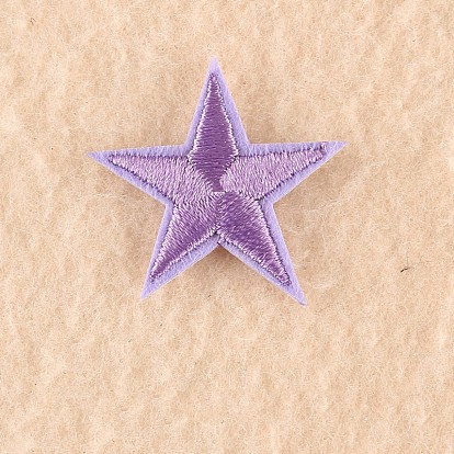Computerized Embroidery Cloth Iron on/Sew on Patches, Applique DIY Costume Accessory, Star
