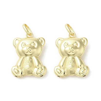 Латунные подвески, без кадмия и без свинца, медведь