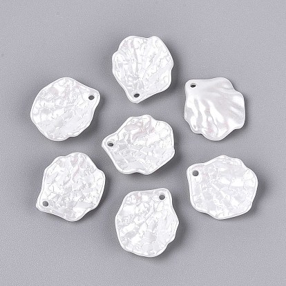 Абс пластмассовые жемчужные подвески, форма листа