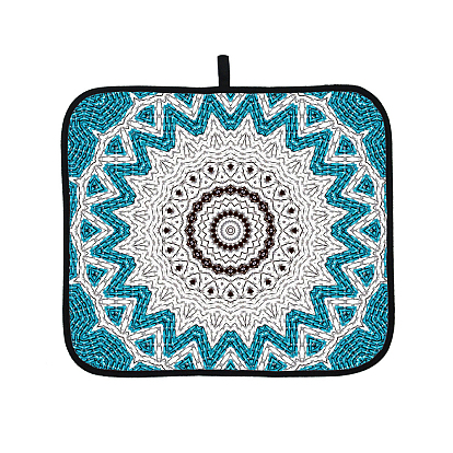 Towel Cloth Dish Drying Mat for Kitchen, with Foam, Rectangle