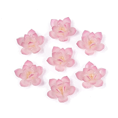 Schrumpfschlauch-Acrylperlenkappen, Multi-Blütenblatt Blüte