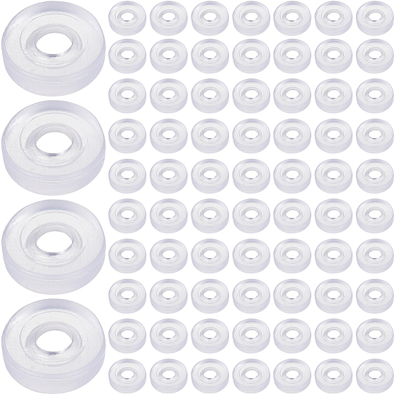 120Силиконовый зажим на подушечках сережек, пончик