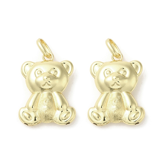 Латунные подвески, без кадмия и без свинца, медведь