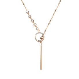 925 Sterling Silver Pendant Necklaces, with Grade AAA Cubic Zirconia and Cable Chains