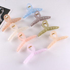 Jelly Color Hair Clip for Girls - Simple, Stylish, Bathing and Hairstyling Tool.