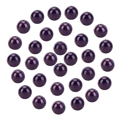 Natürlichen Amethyst runde Perle Stränge, Runde