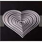 Carbon Steel Cutting Dies Stencils, Template Mould, For DIY Scrapbook Album Paper Card, Heart