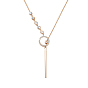 925 Sterling Silver Pendant Necklaces, with Grade AAA Cubic Zirconia and Cable Chains