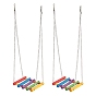 Wooden Pet Standing Poles, with Iron Clasp