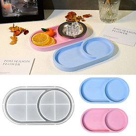 Storage Tray DIY Silicone Mold, Resin Casting Molds, for UV Resin, Epoxy Resin Craft Making, White