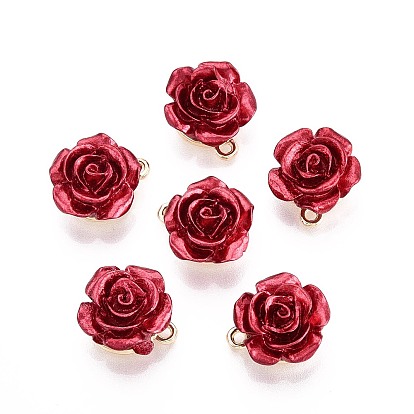 Стойки подвески обшивки сплава, с абс пластмассовым, без кадмия и без свинца, цветок розы, огнеупорный кирпич