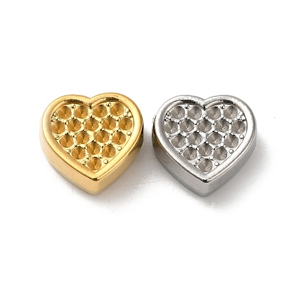 304 Stainless Steel Beads, Heart