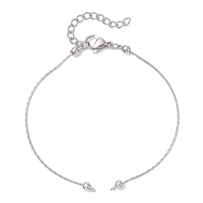 1мм 304 изготовление браслета-цепочки Boston Link из нержавеющей стали, не тускнеет