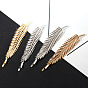 Alloy Hair Bobby Pins, Leaf