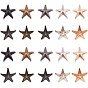 Brass Studs Rivets, For DIY Leather Craft, Five-Pointed Star