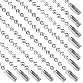 24 шт 304 изготовление ожерелий из шариковой цепи из нержавеющей стали