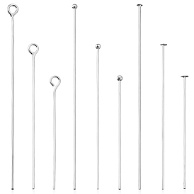 90 шт. 9 стили латунные штифты с ушками и головками