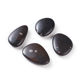 Natural Coffee Jasper Beads, No Hole/Undrilled, Nuggets