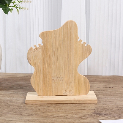 3-слотовые деревянные подставки для ожерелий, самородки