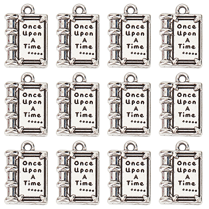 80шт. подвески из сплава в тибетском стиле на день учителя, книга, без кадмия и без свинца